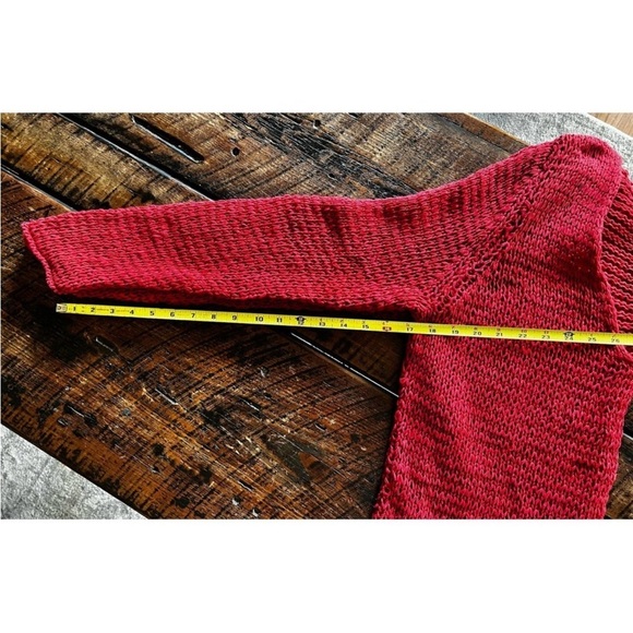 Chicos size 3 red knit sweater - Picture 4 of 12